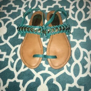 5 for $15 Turquoise Sandals